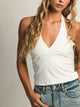 PRINCESS POLLY STAND BY HALTER TOP - WHITE PRINCESS POLLY - Boathouse USA