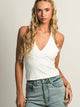 PRINCESS POLLY STAND BY HALTER TOP - WHITE PRINCESS POLLY - Boathouse USA