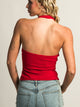 PRINCESS POLLY STAND BY HALTER TOP - RED PRINCESS POLLY - Boathouse USA