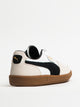 WOMENS PUMA PALERMO LEATHER SNEAKER - WHITE/VAPOR GRAY/BLACK/GUM PUMA - Boathouse USA