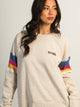 RIP CURL LAS DALIAS RAGLAN CREWNECK RIP CURL - Boathouse USA