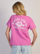 RIP CURL SURF PUFF PARTY PK RELAXED TEE - ROSE RIP CURL - Boathouse USA
