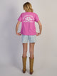 RIP CURL SURF PUFF PARTY PK RELAXED TEE - ROSE RIP CURL - Boathouse USA