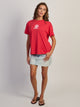 RIP CURL SCRIPT TEE - DEEP RED