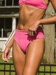 SKINNY DIP ADDI HIGH WAIST BOTTOM - HOT PINK