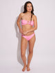 SKINNY DIP CLASSIC HIGH HIP BOTTOM - PINK POLKA DOT SKINNY DIP - Boathouse USA