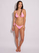 SKINNY DIP TILLY TIE BOTTOM - PINK SCALLOP LACE SKINNY DIP - Boathouse USA