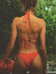 SKINNY DIP TILLY TIE BOTTOM - RED SKINNY DIP - Boathouse USA