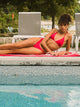 SKINNY DIP TILLY TIE BOTTOM - RED SKINNY DIP - Boathouse USA
