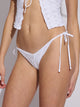 SKINNY DIP TILLY TIE BOTTOM - EYELETTE SKINNY DIP - Boathouse USA