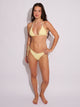 SKINNY DIP TILLY TIE BOTTOM -YELLOW POLKA DOT SKINNY DIP - Boathouse USA