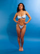SKINNY DIP JUNIE TIE BOTTOM - GINGHAM BLUE SKINNY DIP - Boathouse USA