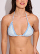 SKINNY DIP TILLY TRI TOP - BABY BLUE RUFFLE SKINNY DIP - Boathouse USA