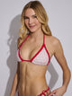 SKINNY DIP TILLY TRI TOP - RUFFLE CHERRY SKINNY DIP - Boathouse USA
