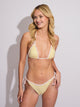 SKINNY DIP TILLY TRI TOP - YELLOW RUFFLE SKINNY DIP - Boathouse USA