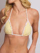 SKINNY DIP TILLY TRI TOP - YELLOW RUFFLE SKINNY DIP - Boathouse USA