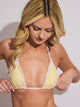 SKINNY DIP TILLY TRI TOP - YELLOW RUFFLE SKINNY DIP - Boathouse USA