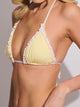 SKINNY DIP TILLY TRI TOP - YELLOW RUFFLE SKINNY DIP - Boathouse USA