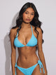SKINNY DIP TILLY TRI TOP - BLUE TERRY STRIPE SKINNY DIP - Boathouse USA