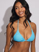 SKINNY DIP TILLY TRI TOP - BLUE TERRY STRIPE SKINNY DIP - Boathouse USA
