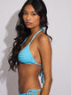 SKINNY DIP TILLY TRI TOP - BLUE TERRY STRIPE SKINNY DIP - Boathouse USA