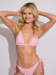 SKINNY DIP TILLY TRI TOP - PINK TERRY STRIPE SKINNY DIP - Boathouse USA