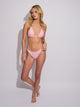 SKINNY DIP TILLY TRI TOP - PINK TERRY STRIPE SKINNY DIP - Boathouse USA