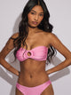 SKINNY DIP ZOE O-RING SHINE TOP - PINK SKINNY DIP - Boathouse USA