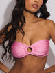 SKINNY DIP ZOE O-RING SHINE TOP - PINK SKINNY DIP - Boathouse USA