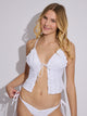 SKINNY DIP LOREN TOP EYELETTE - WHITE SKINNY DIP - Boathouse USA