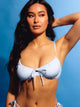 SKINNY DIP JUNIE TOP - GINGHAM BLUE SKINNY DIP - Boathouse USA
