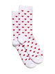SCOUT & TRAIL HEART PRINT SOCK - WHITE SCOUT & TRAIL - Boathouse USA