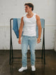 TAINTED 90'S STRAIGHT LEG DENIM - LIGHT WASH TAINTED - Boathouse USA