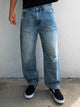 TAINTED BAGGY BARREL CARPENTER JEAN - DISTRESSED BLUE TAINTED - Boathouse USA