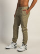 TAINTED SLIM JOGGER - KHAKI TAINTED - Boathouse USA