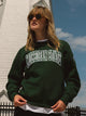NCAA MICHIGAN STATE SLEEVE EMBROIDERED CREW VARSITY - Boathouse USA