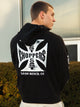 WEST COAST CROSS RELAXED PULL OVER HOODIE WEST COAST CHOPPERS - Boathouse USA