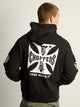 WEST COAST CROSS RELAXED PULL OVER HOODIE WEST COAST CHOPPERS - Boathouse USA