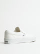 WOMENS VANS CLASSIC SLIP-ON TRUE WHITE CANVAS SHOES VANS - Boathouse USA