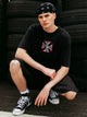 WEST COAST CHOPPERS VINTAGE FOOTBALL T-SHIRT WEST COAST CHOPPERS - Boathouse USA