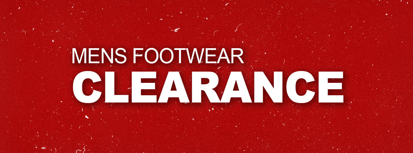 CLEARANCE MENS FOOTWEAR