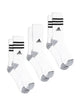 ADIDAS CUSHIONED 3 STRIPE 3.0 CREW 3 PACK SOCKS ADIDAS - Boathouse USA