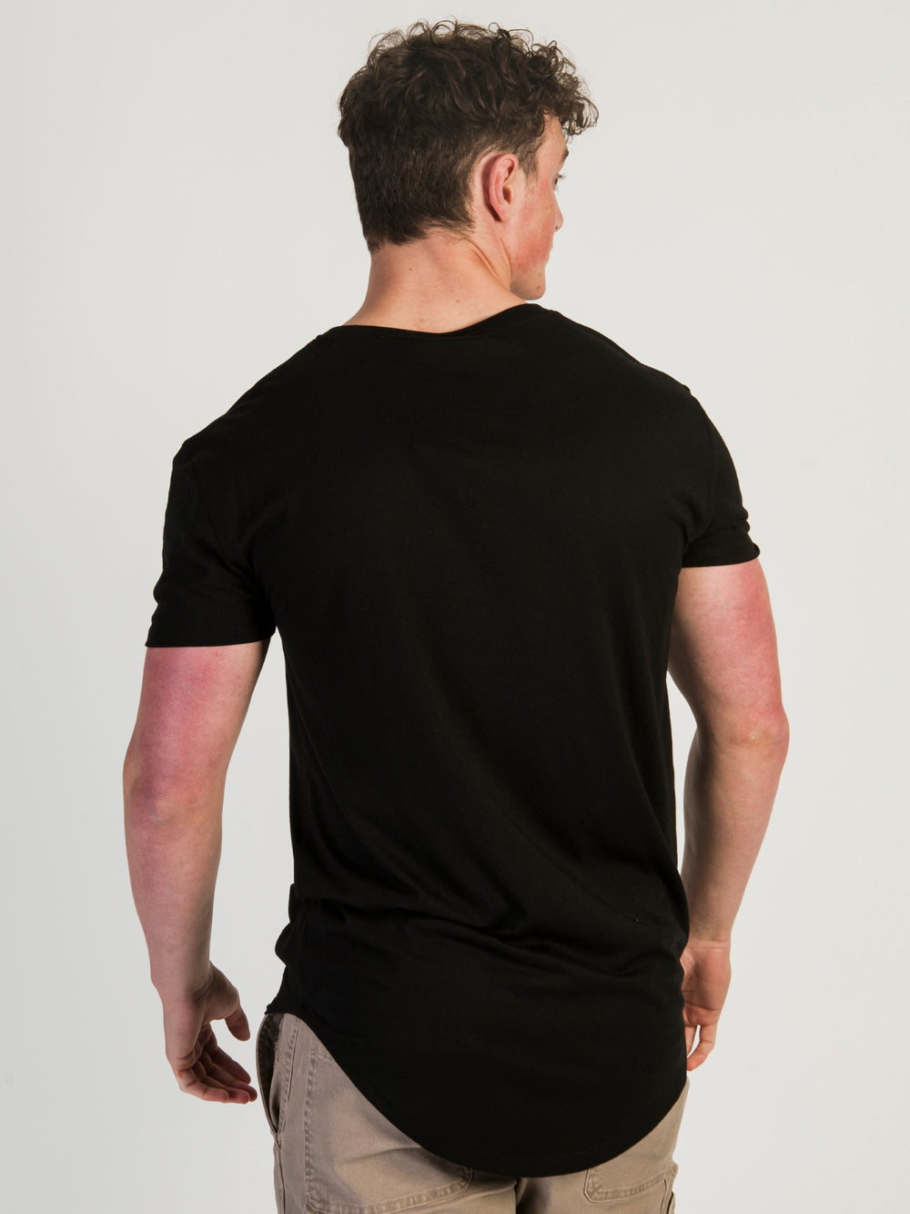 LONGLINE TEE - BLACK