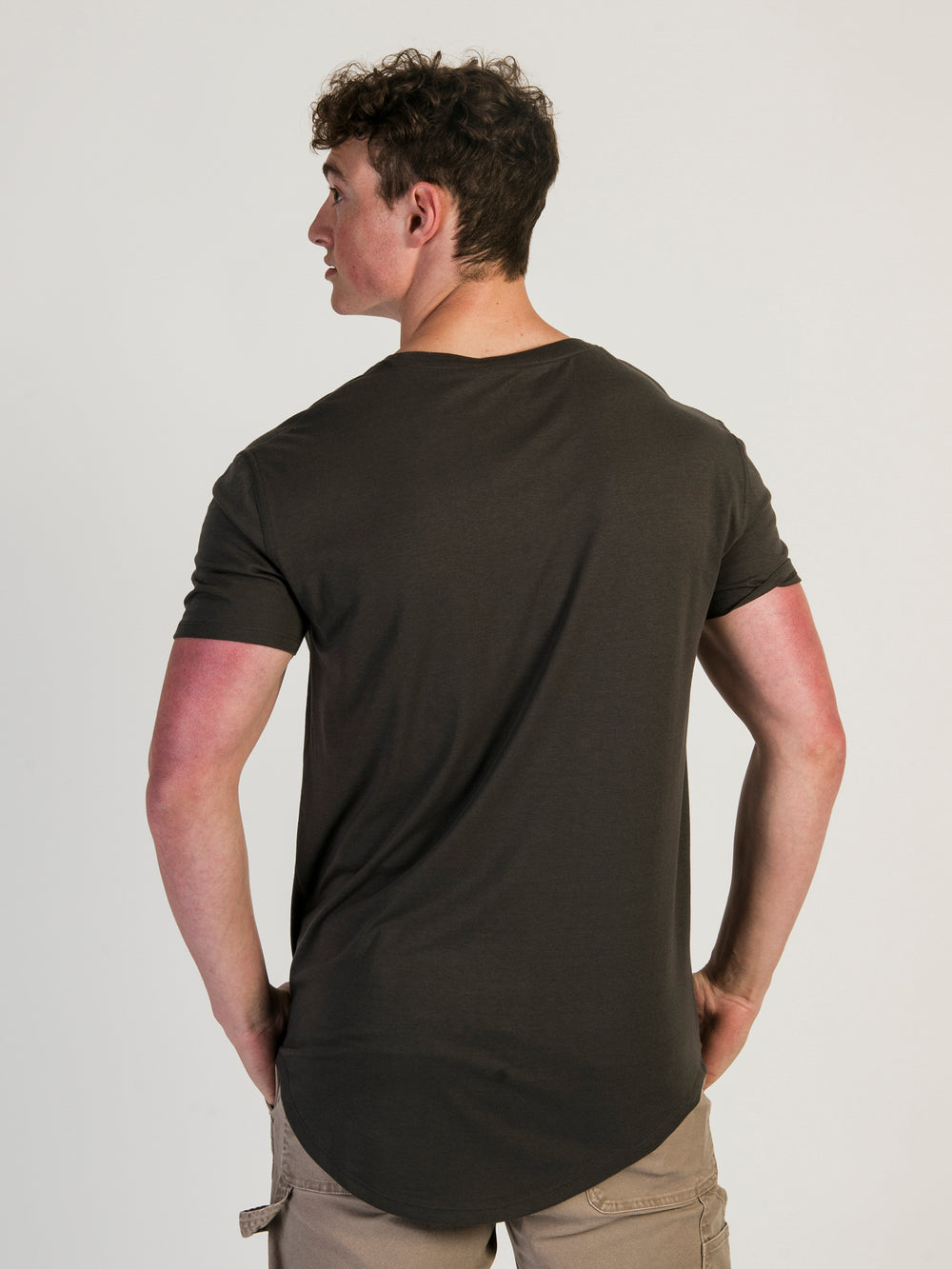 LONGLINE TEE  - CHARCOAL