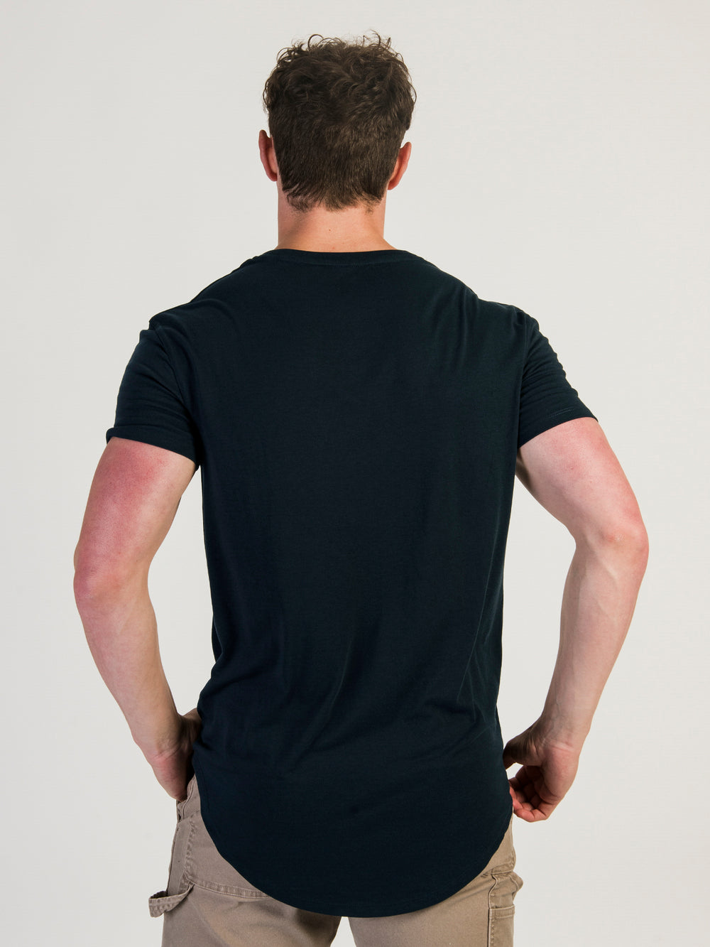 LONGLINE TEE  - NAVY