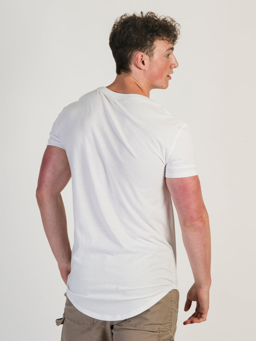 LONGLINE TEE - WHITE