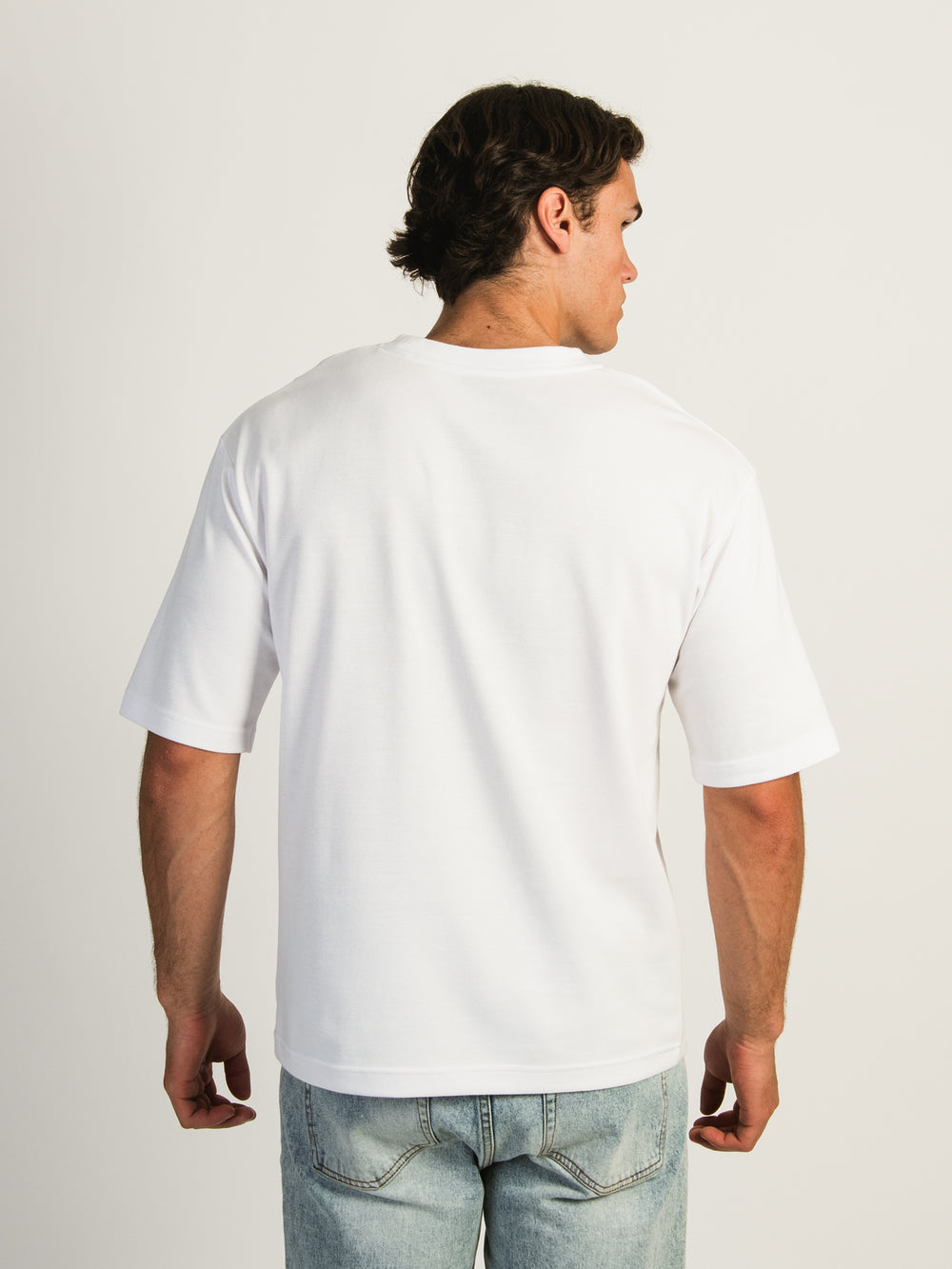 BOXY FIT TEE- WHITE