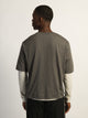 KOLBY SHORT CUT TEE- CHARCOAL BOATHOUSE ESSENTIALS - Boathouse USA