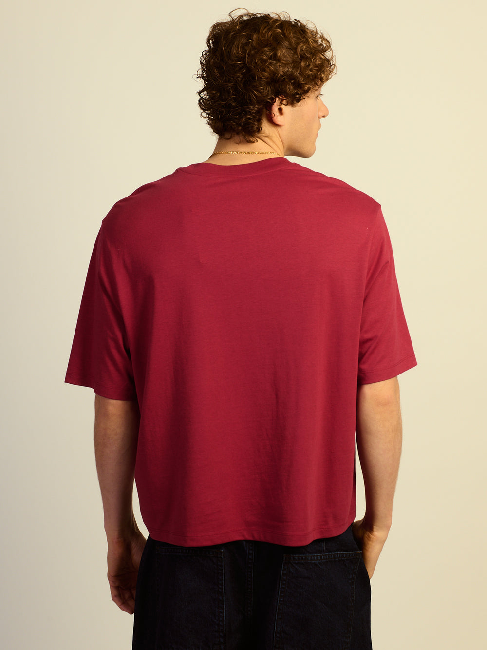 SHORT CUT TEE - CRANBERRY