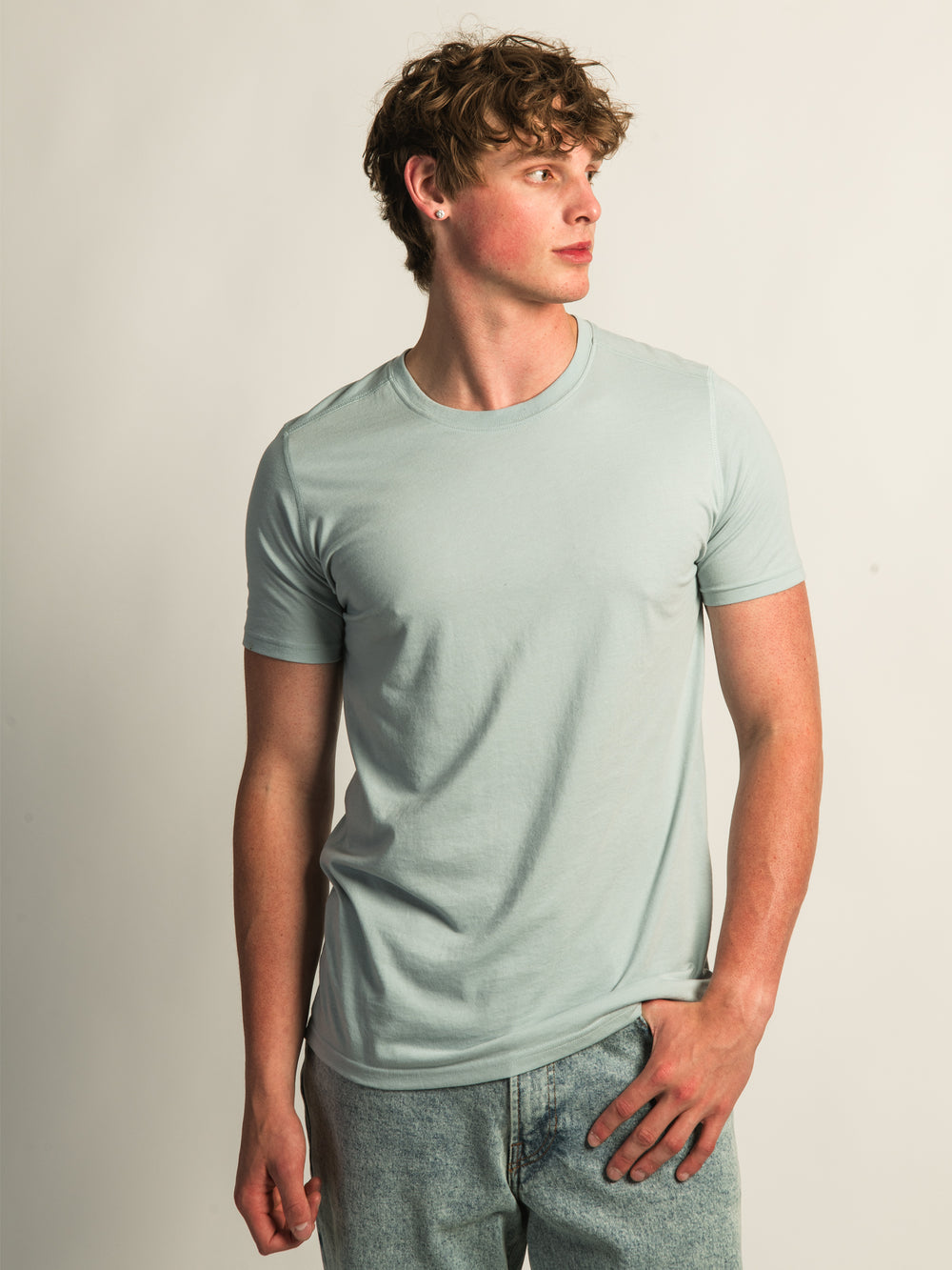 VICTOR CREWNECK - CEMENT